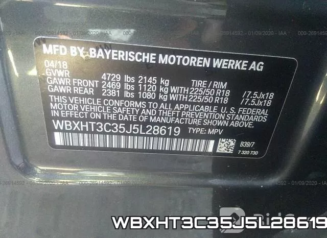 WBXHT3C35J5L28619 фото 9