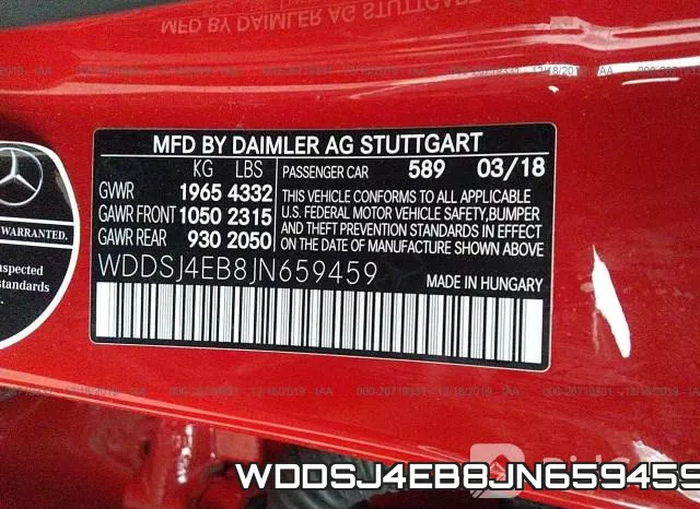 WDDSJ4EB8JN659459 фото 8