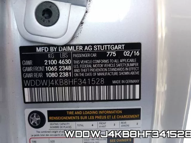 WDDWJ4KB8HF341528 фото 2
