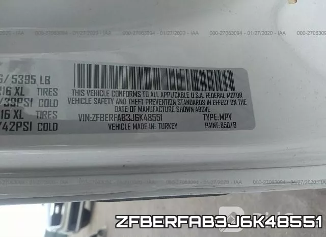 ZFBERFAB3J6K48551 фото 6