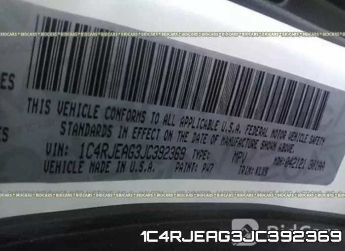1C4RJEAG3JC392369 фото 10