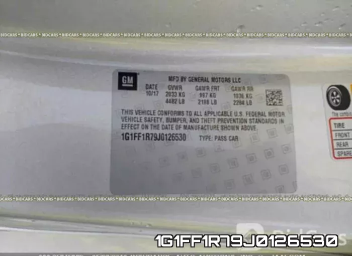 1G1FF1R79J0126530 фото 10