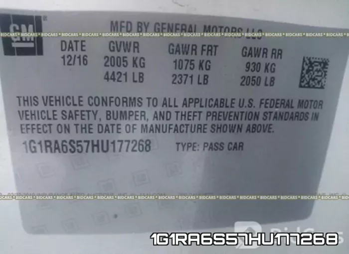 1G1RA6S57HU177268 фото 10