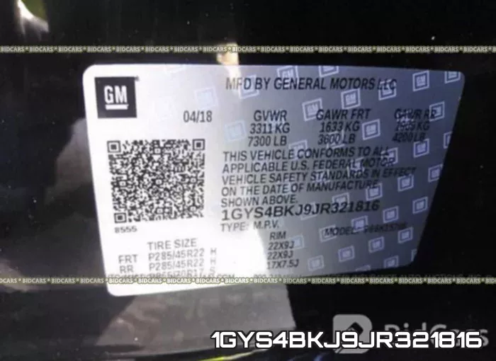 1GYS4BKJ9JR321816 фото 10