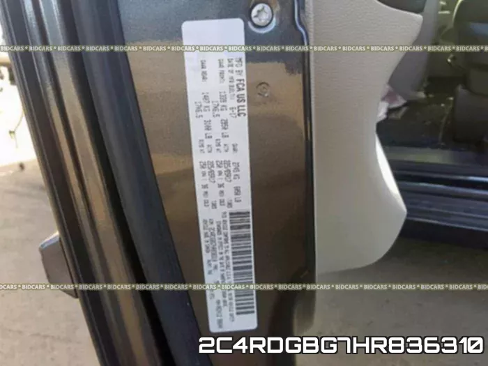 2C4RDGBG7HR836310 фото 2