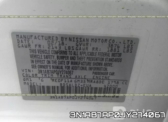 3N1AB7AP0JY274067 фото 10