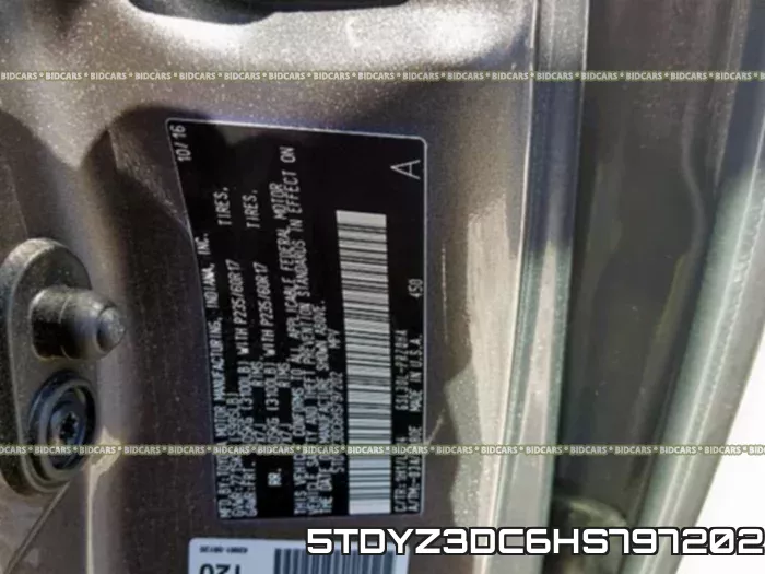 5TDYZ3DC6HS797202 фото 2