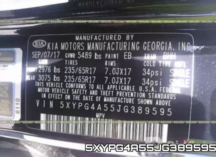 5XYPG4A55JG389595 фото 10