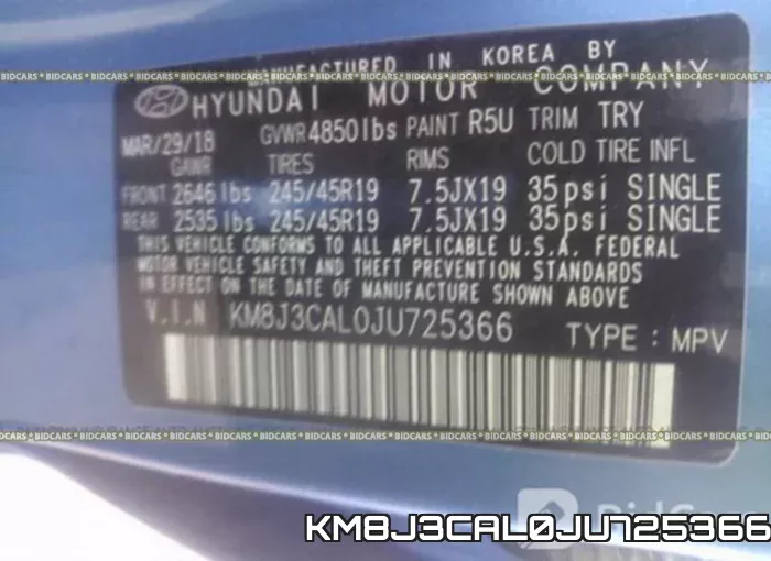 KM8J3CAL0JU725366 фото 10