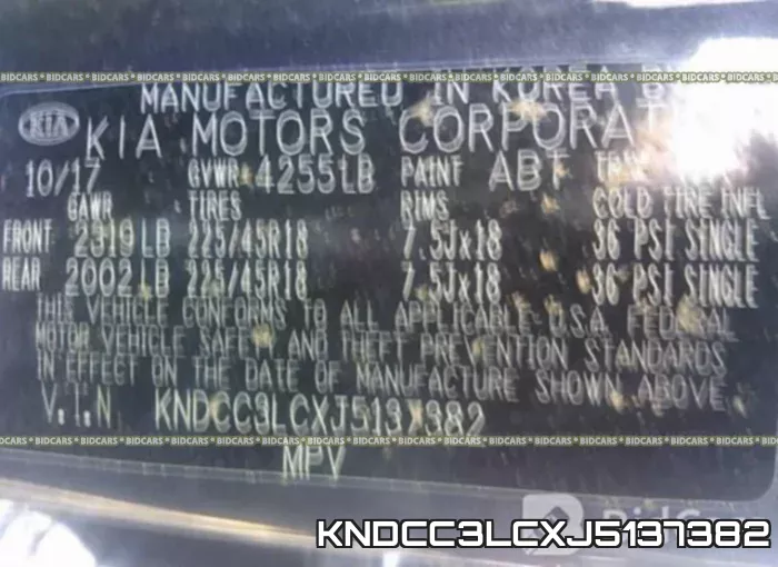 KNDCC3LCXJ5137382 фото 10