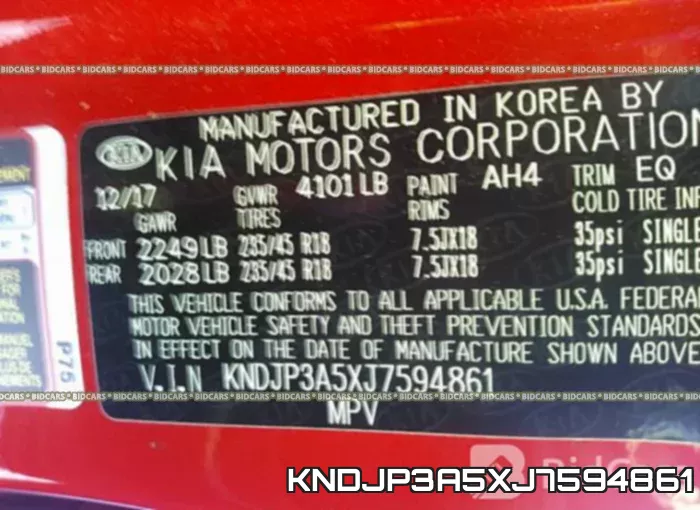 KNDJP3A5XJ7594861 фото 10
