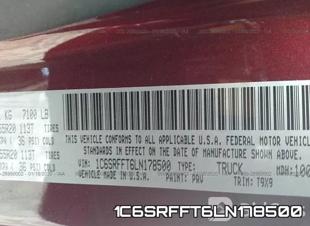 1C6SRFFT6LN178500 фото 8