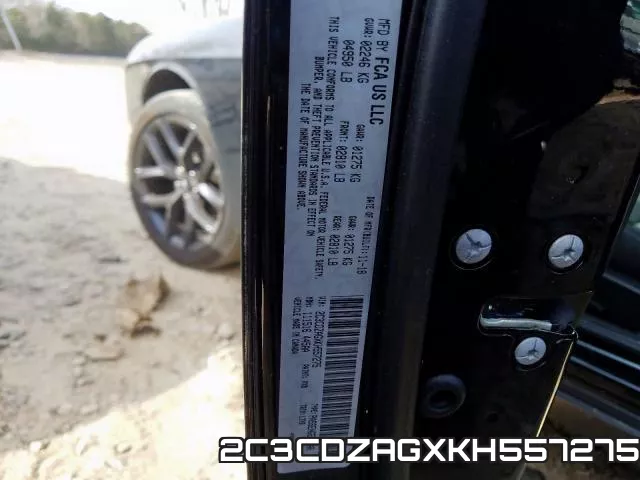 2C3CDZAGXKH557275 фото 2