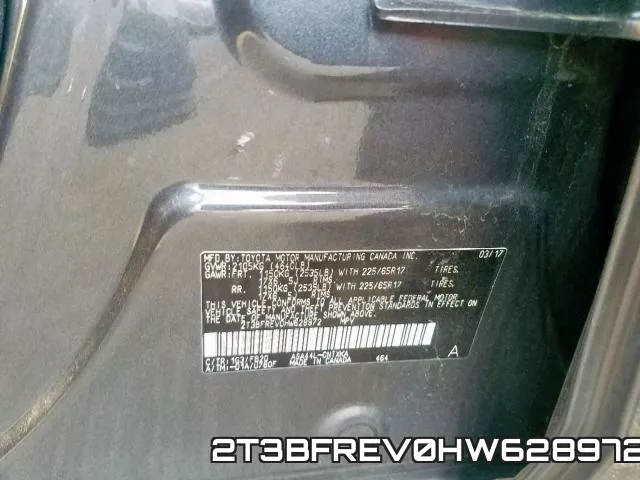 2T3BFREV0HW628972 фото 2