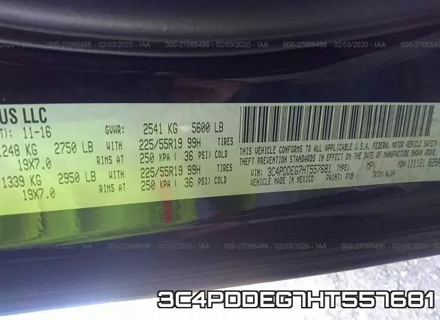 3C4PDDEG7HT557681 фото 9