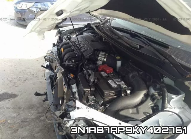 3N1AB7AP9KY402761 фото 2