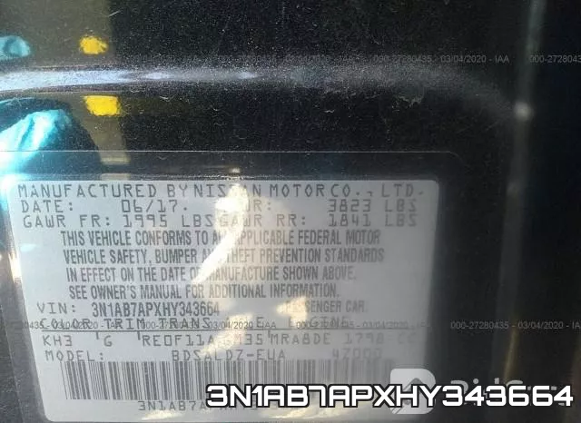 3N1AB7APXHY343664 фото 4