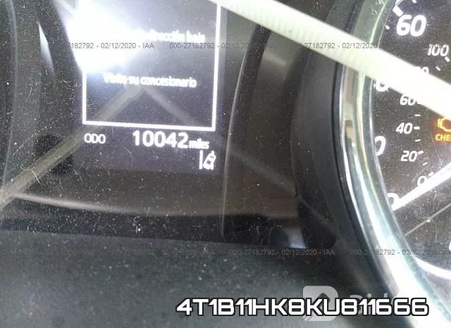 4T1B11HK8KU811666 фото 5