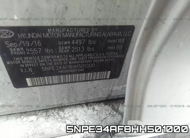 5NPE34AF8HH501000 фото 7