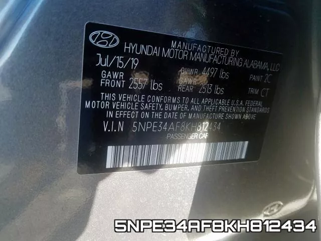5NPE34AF8KH812434 фото 2