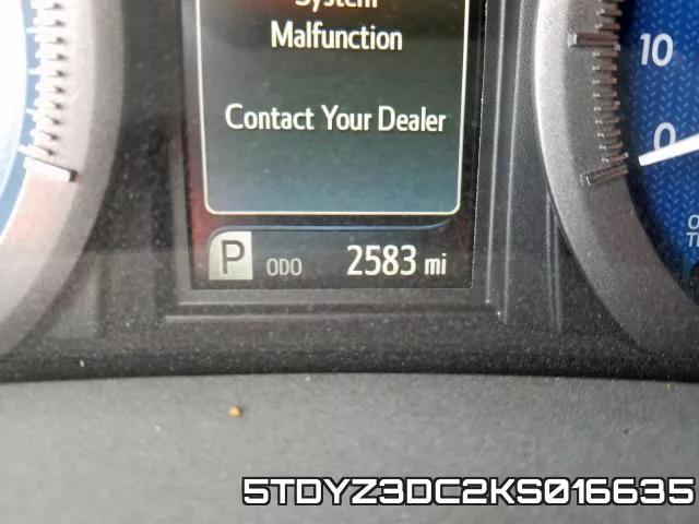 5TDYZ3DC2KS016635 фото 7