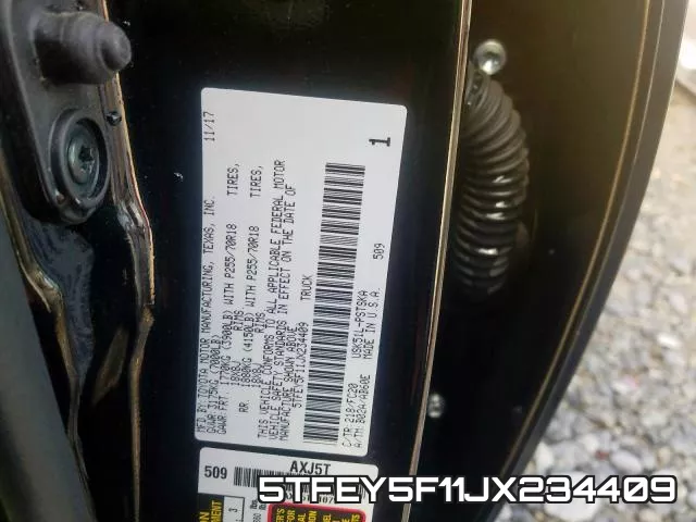 5TFEY5F11JX234409 фото 2