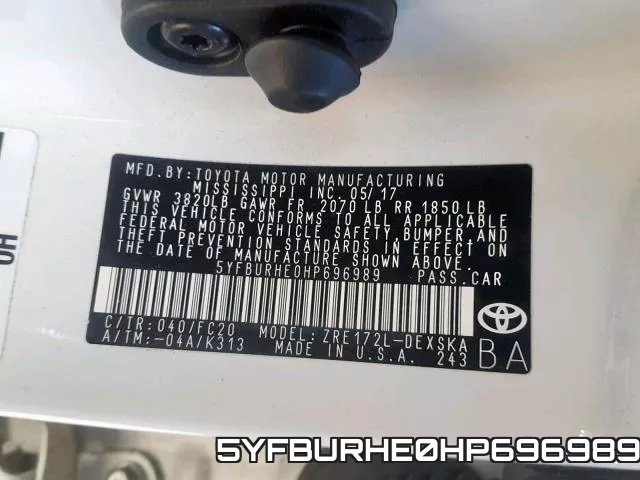 5YFBURHE0HP696989 фото 2