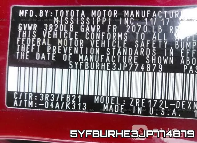 5YFBURHE3JP774879 фото 9