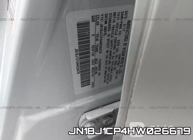 JN1BJ1CP4HW026679 фото 8