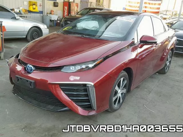 JTDBVRBD1HA003655 фото 3