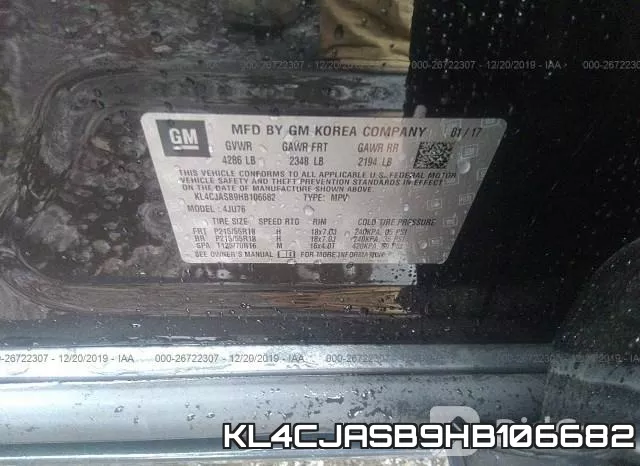 KL4CJASB9HB106682 фото 9