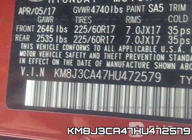 KM8J3CA47HU472579 фото 10