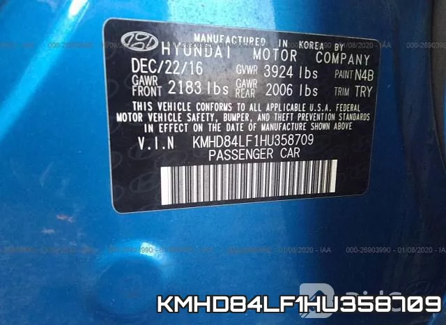 KMHD84LF1HU358709 фото 8