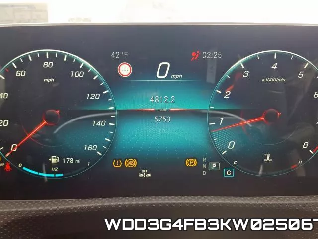WDD3G4FB3KW025067 фото 9