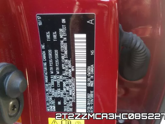 2T2ZZMCA3HC085227 фото 2