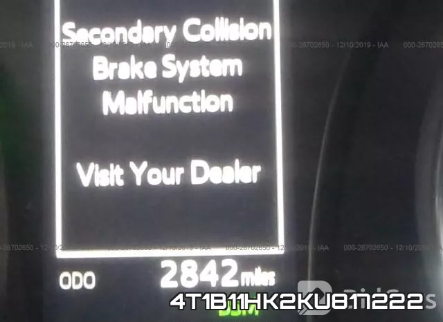 4T1B11HK2KU817222 фото 6