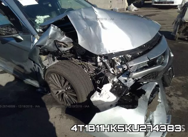 4T1B11HK5KU274383 фото 4