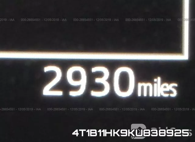 4T1B11HK9KU838925 фото 5