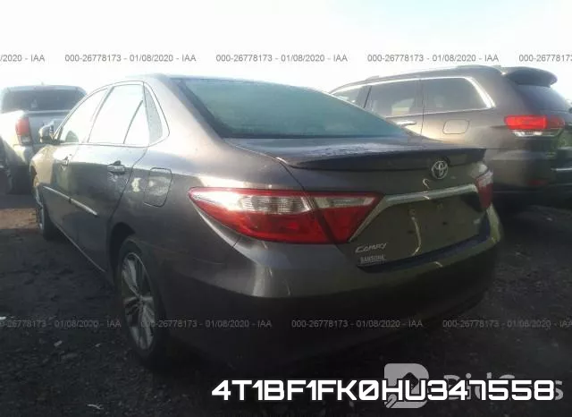 4T1BF1FK0HU347558 фото 2
