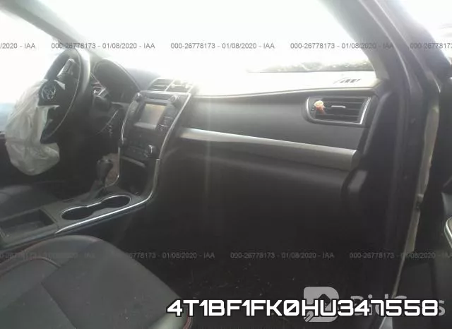 4T1BF1FK0HU347558 фото 3