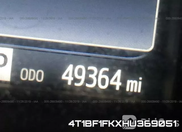 4T1BF1FKXHU369051 фото 7