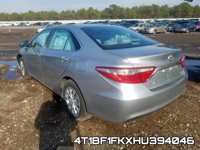 4T1BF1FKXHU394046 фото 3