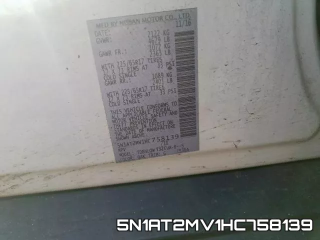5N1AT2MV1HC758139 фото 2