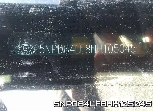 5NPD84LF8HH105045 фото 5