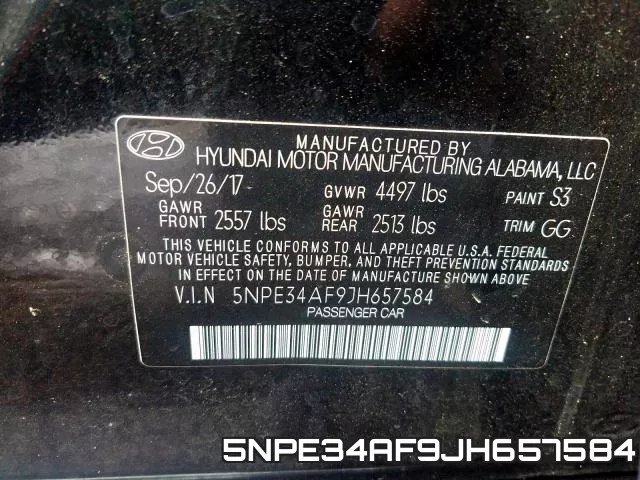 5NPE34AF9JH657584 фото 2