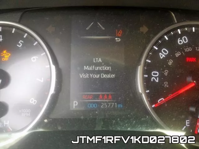 JTMF1RFV1KD027802 фото 5