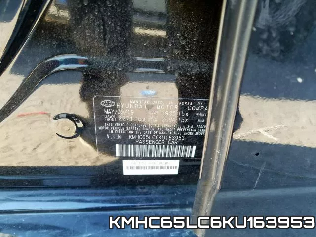 KMHC65LC6KU163953 фото 2