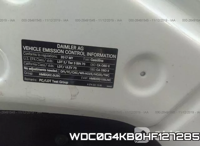 WDC0G4KB0HF127285 фото 10