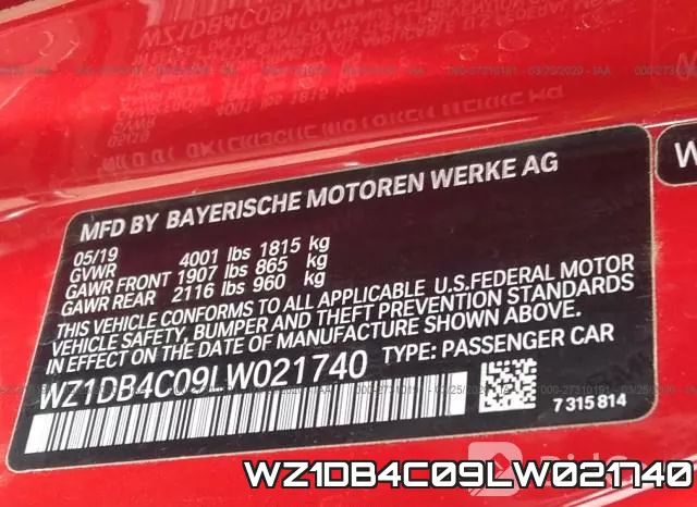 WZ1DB4C09LW021740 фото 5