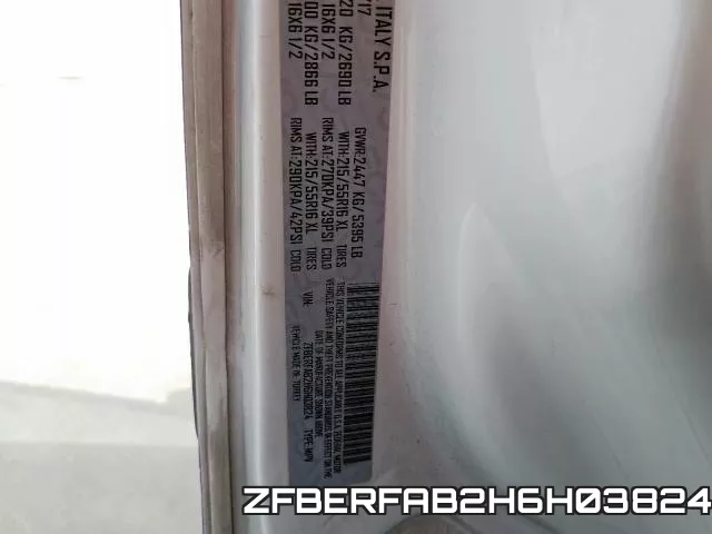 ZFBERFAB2H6H03824 фото 2